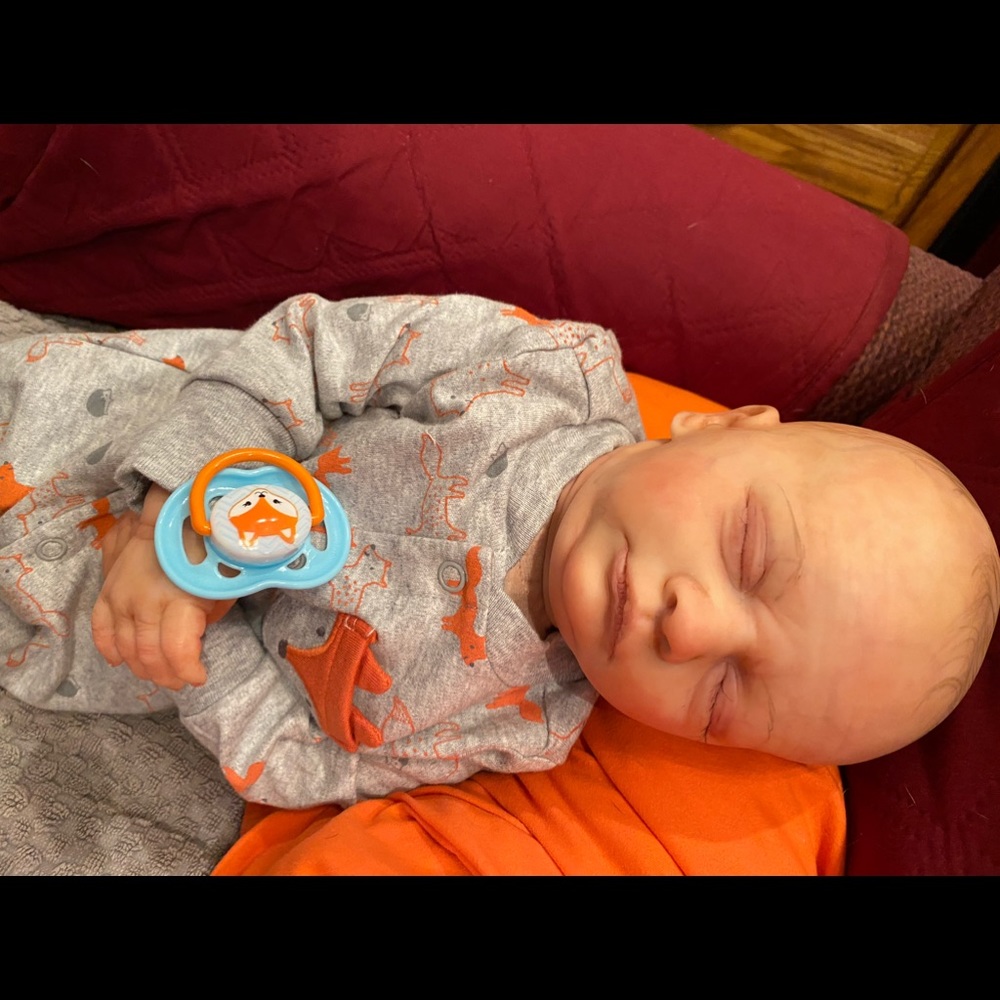 Ooak reborn baby art .